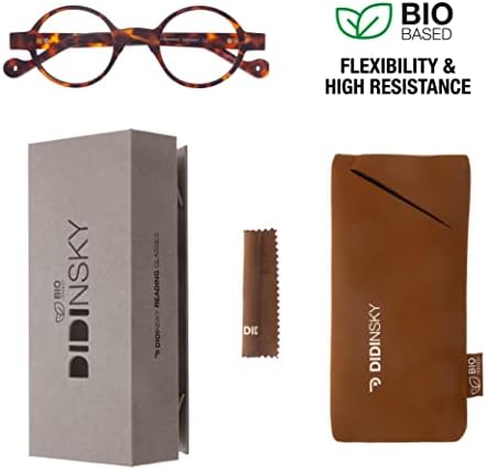 Очила за четене когато пресбиопия DIDINSKY Readers със защита от синя светлина за мъже и жени. Гума на допир, гъвкав лък тел и лещи