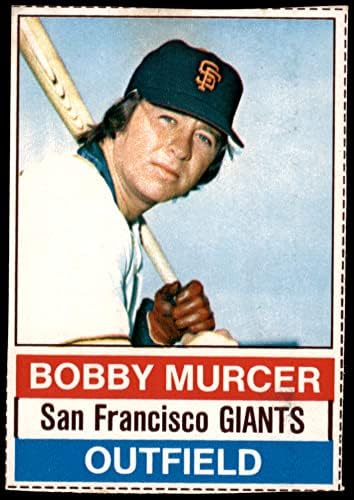 1976 Любовница 123 Боби Мърсър Сан Франциско Джайентс (Бейзболна картичка) VG Джайънтс