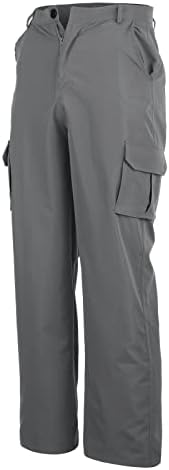 Работни Панталони за Мъже, Мъжки Фини Модни Обикновена Ежедневни Панталони с много джобове, прави Панталони-Cargo