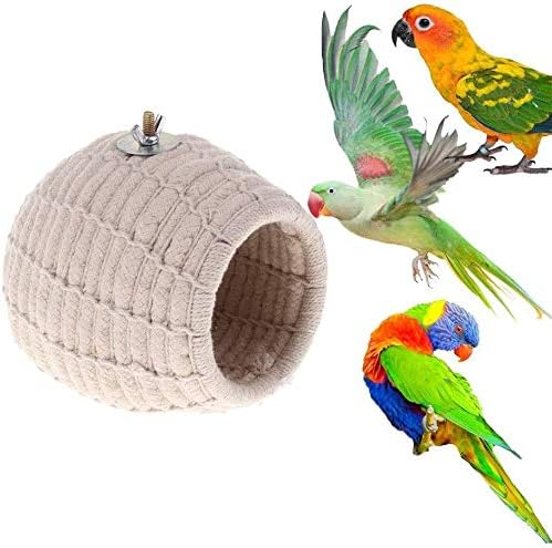 Заплитане на Въжета Гнездо За Отглеждане на Птици Легло Къща Играчка за Вълнисто Папагал, Попугайчика, Какаду, което се канарче,