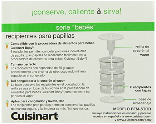 Контейнер за съхранение на бебешка храна Cuisinart BFM-STOR