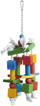 Prevue Стоки за домашни любимци 60955 са весели Ухапване Луди Крака Играчка за Птици, Многоцветен