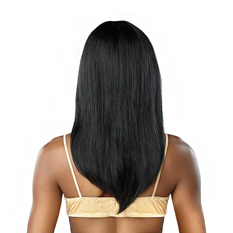 Перука Дантела Sensationnel от натурални Естествени Човешки коси 12A HD - LH STRAIGHT 20 (Цвят: натурален черен)