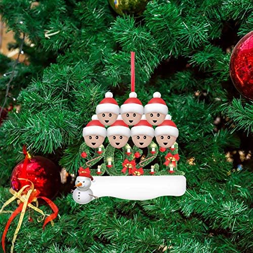 Украшение Персонализирани Коледен Декор Празник PVC Изкуство Имала Семейство 2021 Украса Виси Коледа за Стълби