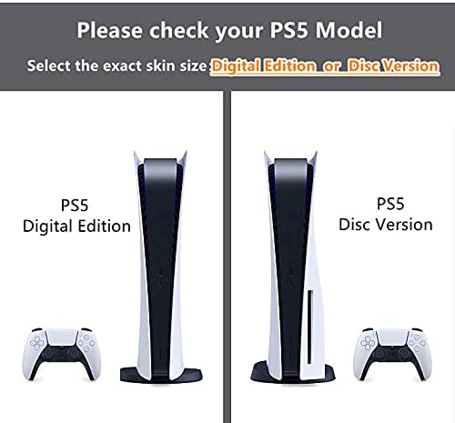 Корица Mmoptop за PS5, съвместима с диск версия на конзолата и контролера Playstation 5, vinyl корица за конзола и контролер, обвивка - Аниме