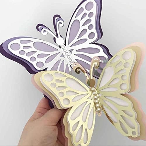 Trdxxx 4 бр. 3D Пеперуди Метални Режещи Печати за DIY Албум за Scrapbooking Хартиени Картички Декоративни Занаяти Полагане на Щанцоване