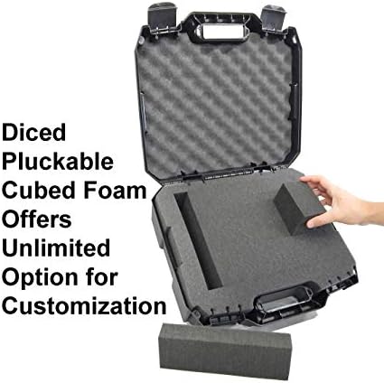 Пътна чанта за проектор CASEMATIX Hard Shell с адаптивни вътрешен дизайн е Съвместим с проектори на BenQ MX707, MH535FHD, MW535A,