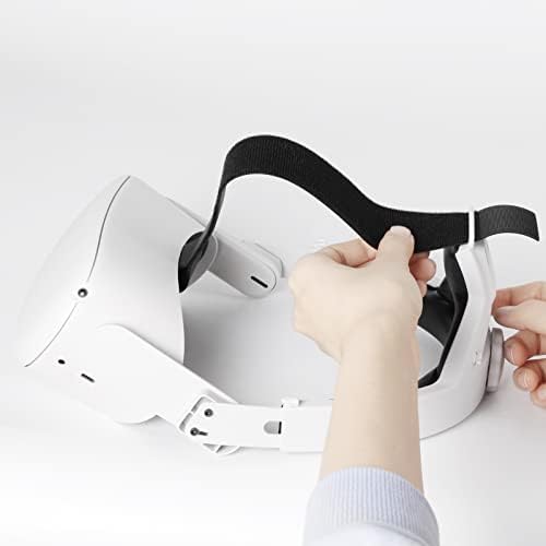 MOOKEENONE 360-градусова Каишка За Облекчаване на стреса, Превръзка На Главата, Аксесоари за Очила за Виртуална реалност Oculus Quest 2