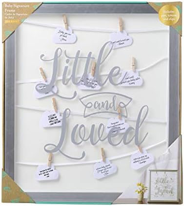 Маркова Рамка Kate & Milo Little And Loved, Уникална Книга за Гости за душата на Детето, Рамка С полезни Съвети И най-Добри Пожелания,