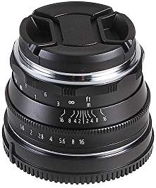 Фиксиран обектив Fotga 35 мм F1.6 с ръчно управление с APS-C за Беззеркальной фотоапарати Olympus, Panasonic и Micro 4/3 E-PL7/8/9 GH3/4/5/ 5s GX85 E-M5, E-M10 II III