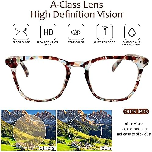 Очила за четене JiSoo Женски 2,0, Стилни Дизайнерски Ридеры 2,0, Дамски Очила за четене 2,0 + с Пружинным тръба на шарнирна връзка, Многоцветни