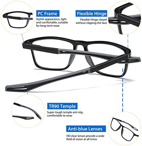 K. LAVER Фотохромичните прогресивно многофокусные очила за четене, блокиране на синя светлина, мултифокална очила за четене, слънчеви