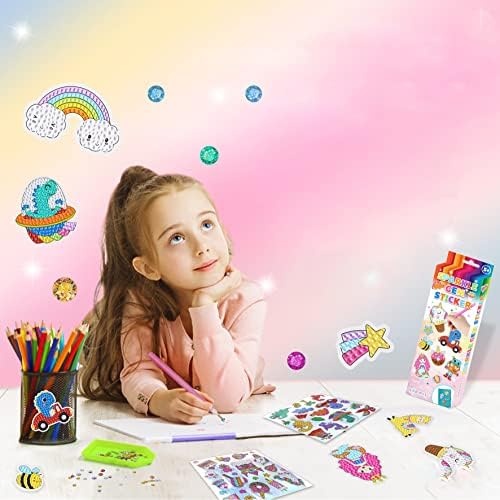 LITEYPP Gem Diamond Живопис Kit за Деца, Диамантена Живопис ръчно изработени 5D Направи си сам с инструменти за рисуване с ръце, за да Създават свои Собствени Диамантени Етике?