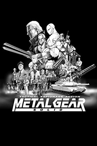 PrimePoster - Лъскав плакат на Metal Gear Solid, направен в САЩ - YMGS109 (16 x 24 (41 см x 61 cm))