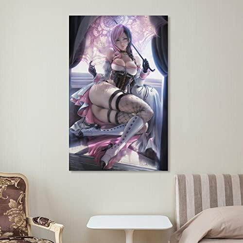 Цензурированный Аниме Плакат със сексуалната момиче (Потребителски порно-Постери, Плакати с Киской, Плакат с цици, Плакат с голи
