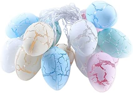 YIISU #GKLWZB Великденски Яйца с Телена Гирлянди, Захранван С батерии Вечерни Лампа За Дома