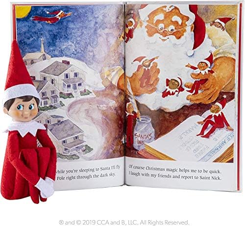 Елф на рафта традиция Коледа с Голубоглазым Момче на Северния полюс Елф с DVD