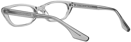 CURY PROTECH Компютърни Очила Със Заключване Синя Светлина - Тесните Модни Дамски Рамки за очила Котешко око