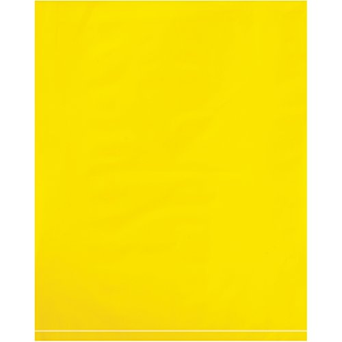 Плоски найлонови торбички размер на 2 на Хиляда, 8 x 10, Жълто, 1000 / Калъф
