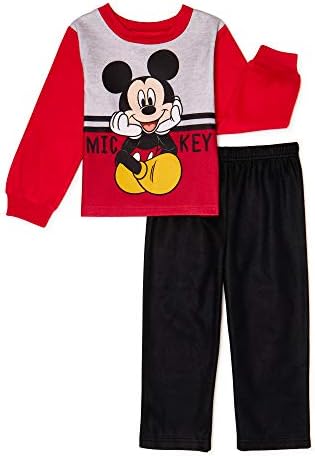 Фланелевый Пижамный комплект за момченце с Мики Маус от 2 части