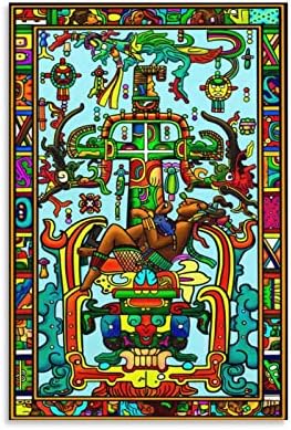 Огромен Фриз на Маите, Открит в Гватемала, изкуството на ацтеките, в мексико Плакат с изображение на маите, Платно, Стена Щампи