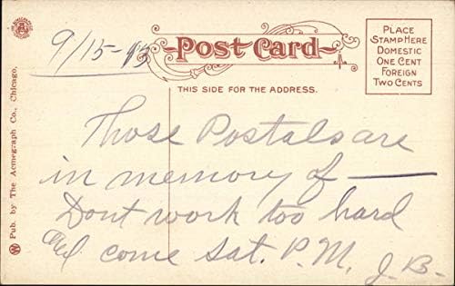 Парк-Болница Мейсън Сити, Айова, IA, оригинални антични картичка
