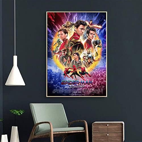 Супергерой спайдър-Няма Път за Вкъщи Спайдърмен Плакат на филма Спайдърмен Платно Стенно Изкуство HD Печат за Хола Спални Игри Стая Стенен Арт Декор Дайте на Децата