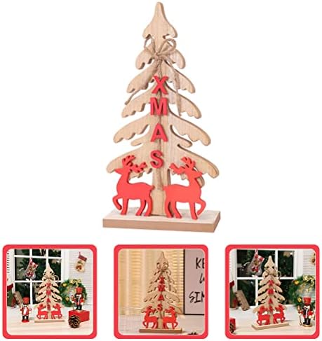 ТЕНДИКОКО Дървена Коледно Дърво Тенис на Коледа Коледа Орнамент Фестивал на красива Декорация