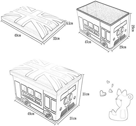 Haieshop Кутии за съхранение на бельо Столче За Съхранение на Детски Анимационни детски Играчки Столче За съхранение на Възрастни