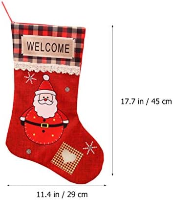 Abaodam Чудесен Коледен Отглеждане, Коледен Чорап, Окачени Букви, Коледен Чорап, Подаръчен Пакет, Използван за Празнуване на Коледа