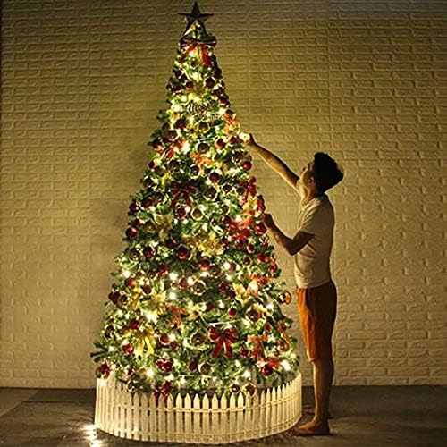 Коледна украса DULPLAY Коледно дърво 3 м 3,5 м 4,5-метрова опаковане в твърди корици Празничен Подпори за оформяне на сцена за пазаруване