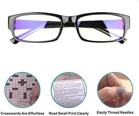 Очила за четене One Power Readers с автоматично фокусиране, оптични с автоматично регулиране разделителна способност на фокуса, за жени и мъже, за четене на дребен шрифт и ?