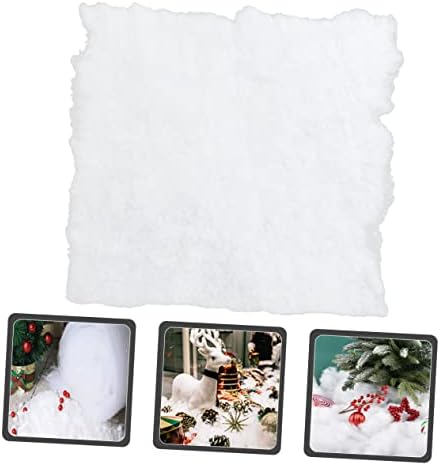 Заснежени Одеяло Abaodam, Бяло Пушистое Покривки, Коледен Декор, Коледен Сняг Свитък Под Дървото, Снежна Покривка, Изкуствено Заснежени