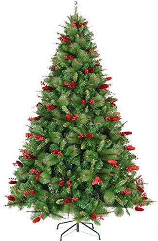 Коледно Дърво TWDYC Голяма Смесена Червена Плодове Борова Шишарка Коледно Дърво, Борови иглички Смесени Коледна Елха