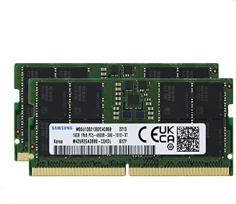 Sam Оригинален 64 GB (2x32 GB) DDR5 4800 Mhz PC5-38400 sodimm памет 2Rx8 CL40 1,1 V Лаптоп Актуализация на модул оперативна памет на лаптопа M425R4GA3BB0-CQK Adamanta