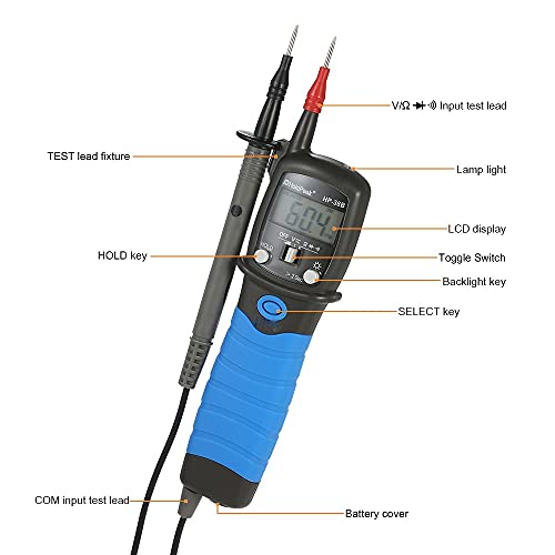 XDCHLK Точност Цифров Мултицет Pen Type Метър Автоматичен Гама от LCD Дисплей Професионален AC/DC Напрежение Електронен Тестер за Диоди