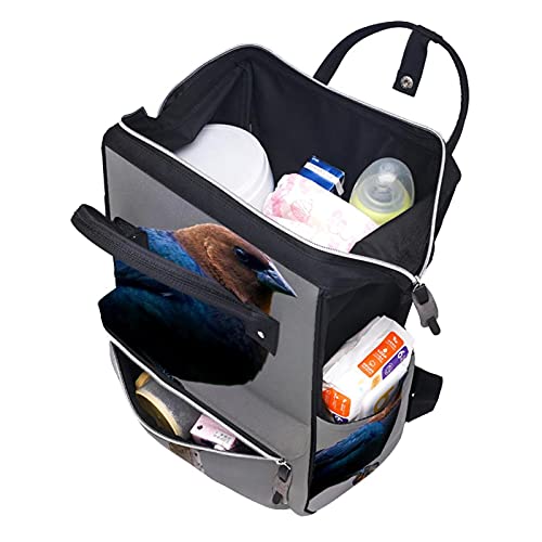 Птица Пелена Чанта на Мама Раница с Голям Капацитет Чанта за Памперси Кърмещи Пътна Чанта за Грижа за Детето