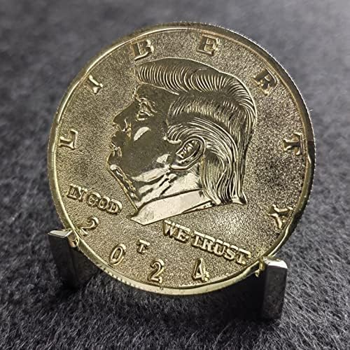 Златна монета на Доналд Тръмп Позлатен са подбрани монета Коллекционный Тръмп 2024 47-та Редки монети MEGA Keep America Great (2024)