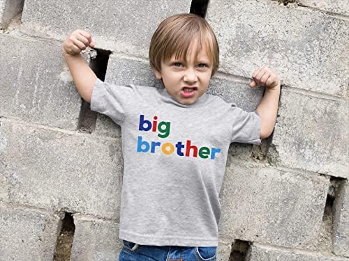 Тениска Big brother за малки момчета, Повишена в длъжност преди обявяването на биг брадър, Памучен Тениска Big Bro с Къс ръкав