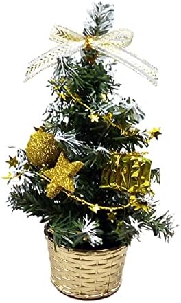 Огромна Мини-Коледна Елха, Изкуствена Коледна Елха, Малко Компактен Празничен Коледен Декор за вашия Работен Плот на Изкуствени