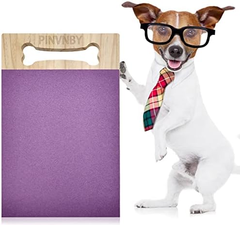 PINVNBY Подложка за нокти за кучета, Дървена Квадрат за кучета и Пила за нокти, Играчка дъска за нокти, Алтернатива на Точилке за