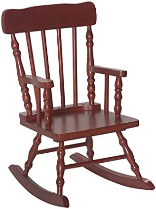 Подарък люлеещи се столове Mark Чайлдс - Класически дървени рока, ръчно изработени, за момчета и момичета, Детски столове в ретро колониален стил - люлеещ се Стол за де