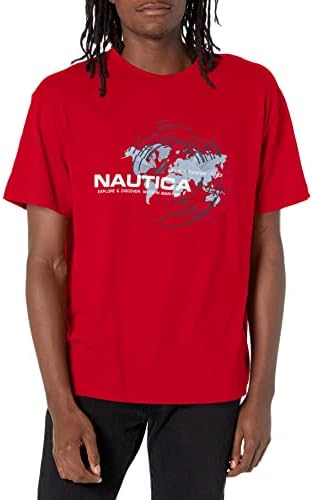 Мъжка тениска с графичен дизайн Sailing Дивизия от извършване на всичките шест сетива, изработени от екологично чисти материали