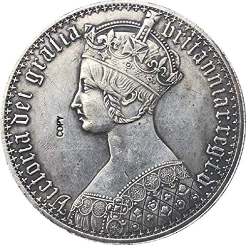Challenge Coin Великобритания 1 Копие на Короната на Виктория Монети Колекция от копия на Подаръци Колекция от монети