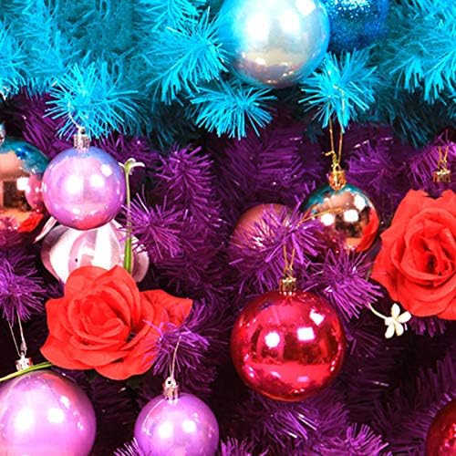 YUMUO Цветна Градиент Коледно дърво, Коледна Бор в Пасторальном интериор с Декорации, Коледен Домашен Сватбен Фестивал Декор за парти-150 см (5 фута)