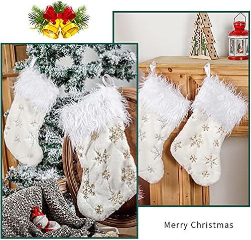 GALPADA Коледна Украса 1БР Коледен Чорап Висулка Чанта За Съхранение Прекрасна Висулка Чорап