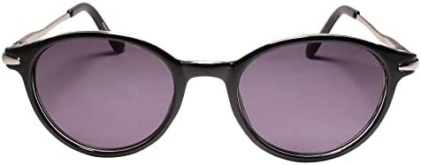 Класически ретро-Инди-Олдскульные Черни Кръгли Слънчеви Очила за четене 1.25
