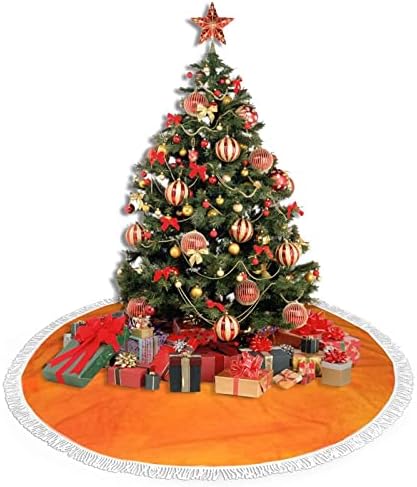 Абстрактна Orange, Акварел Пола за Коледната Елха, за Украса на дома за Коледа 36
