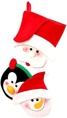 Коледни Хартиени Декорации Окачен Отглеждане Подарък-Коледна Елха Бонбони Коледен Декор Чорап Санта Чанта Начало Декор (A, Един