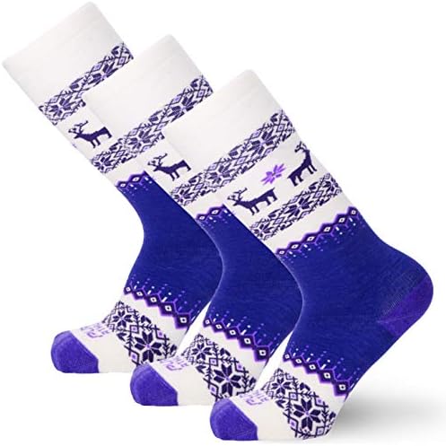 Ски чорапи от мериносова вълна Pure Athlete Kids – Зимни чорапи за момчета, Момичета, Деца – Сноуборд